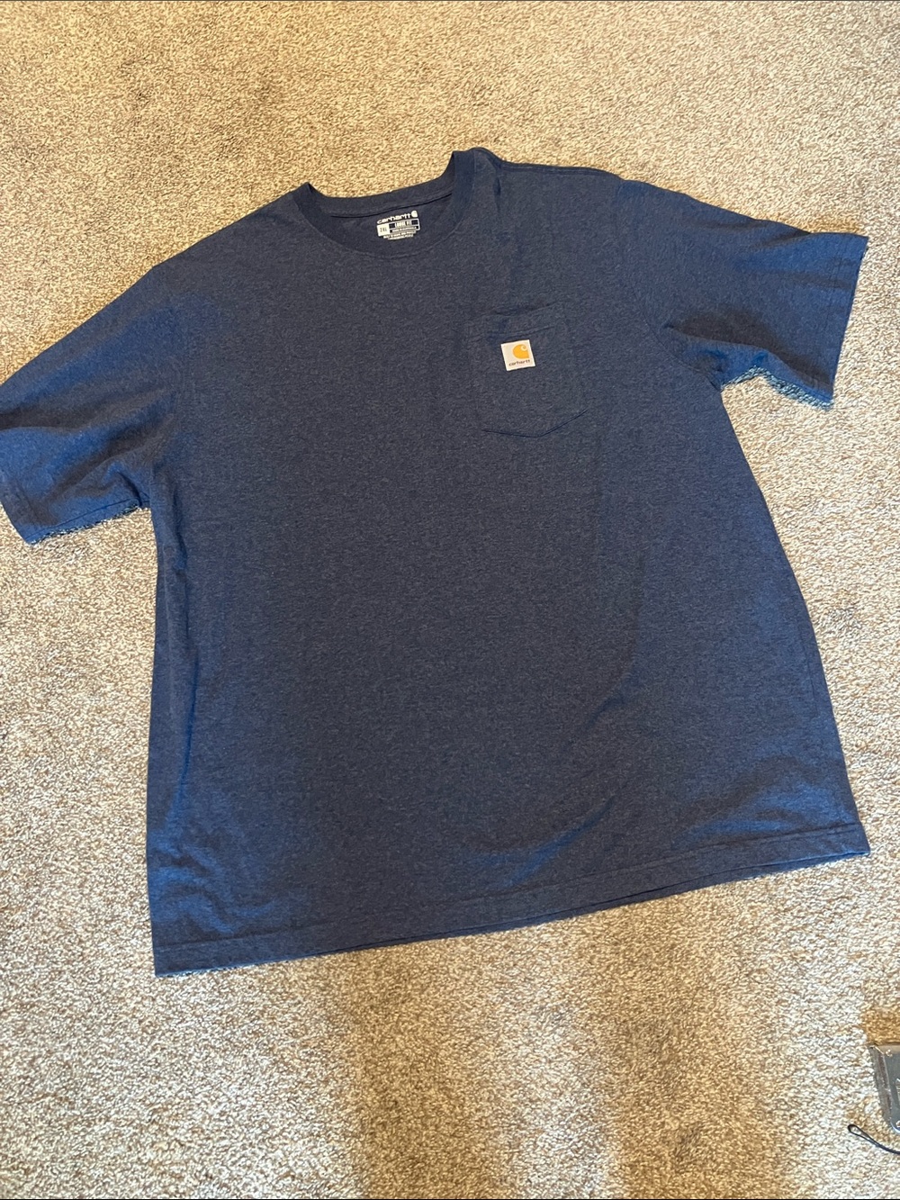 CARHARTT MENS K87 WORKWEAR POCKET LOOSE FIT TSHIRT SIZE 2XL